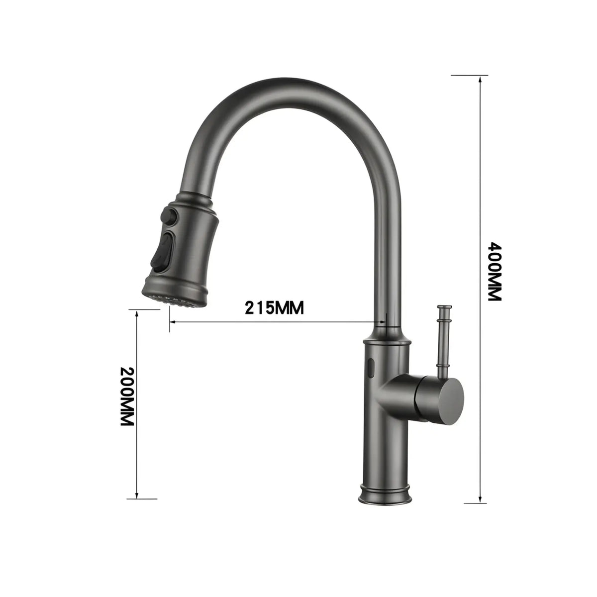 Manu Touchless Pull-Out Kitchen Faucet