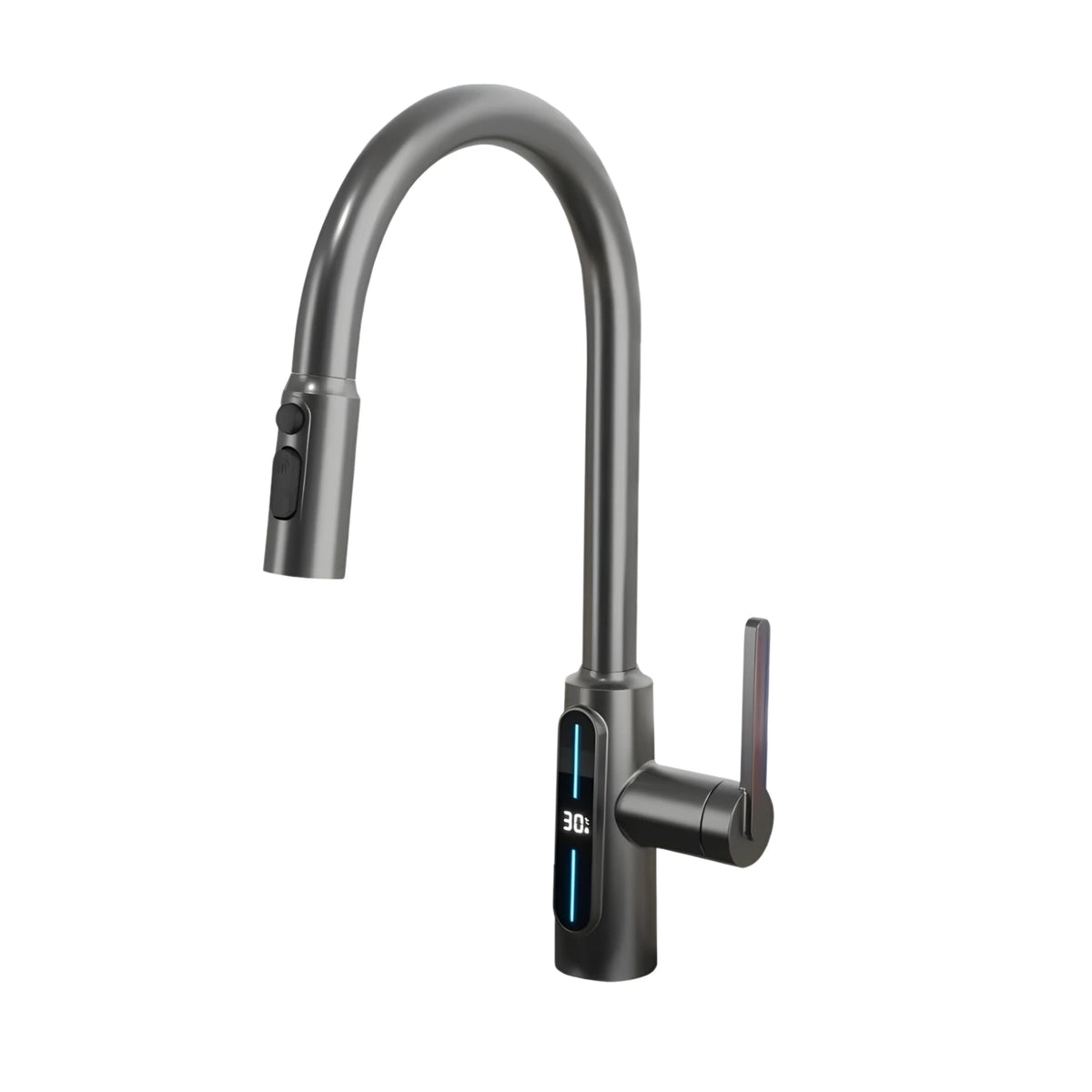 Kona Pull-Out Kitchen Faucet With Temperature Display