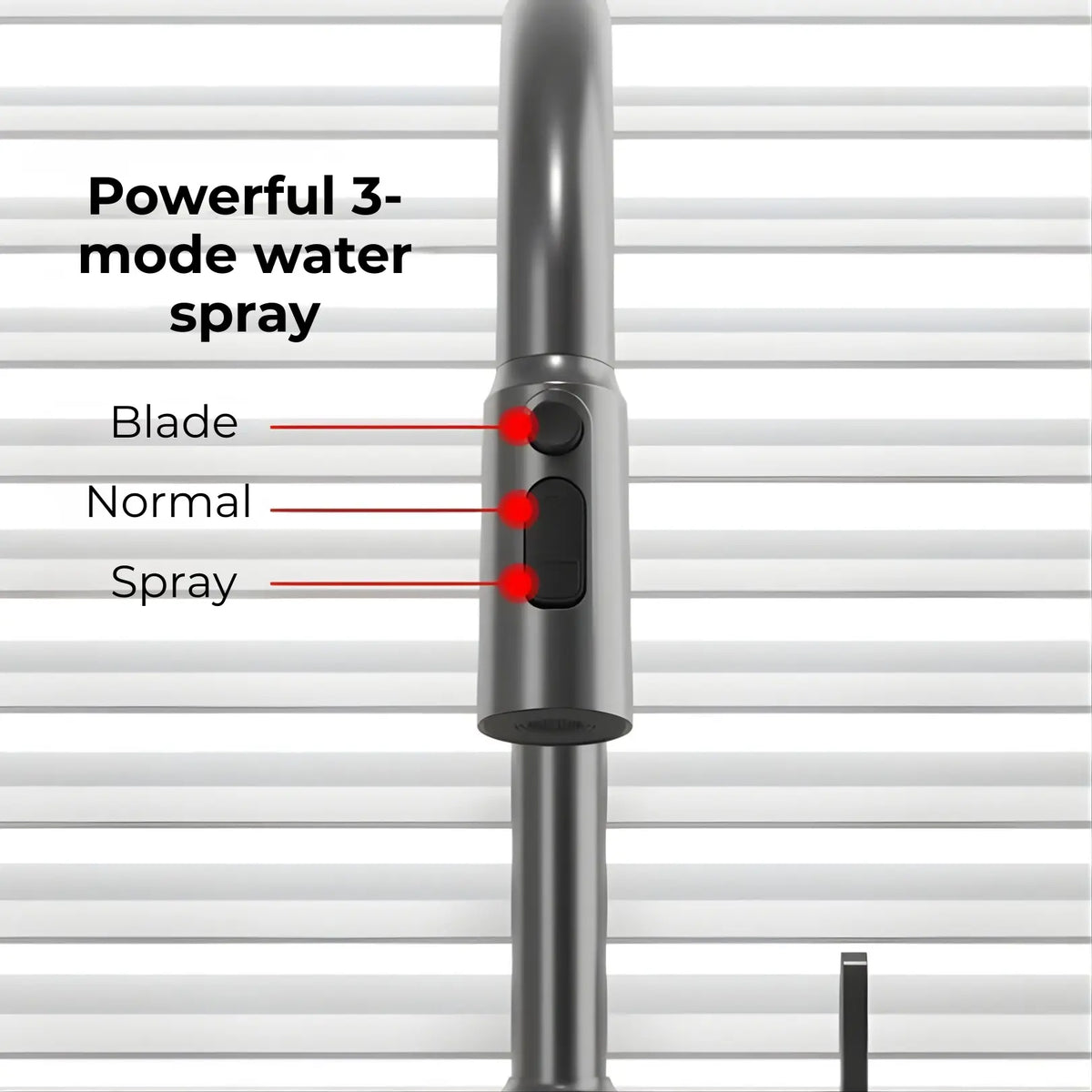 Kona Pull-Out Kitchen Faucet With Temperature Display