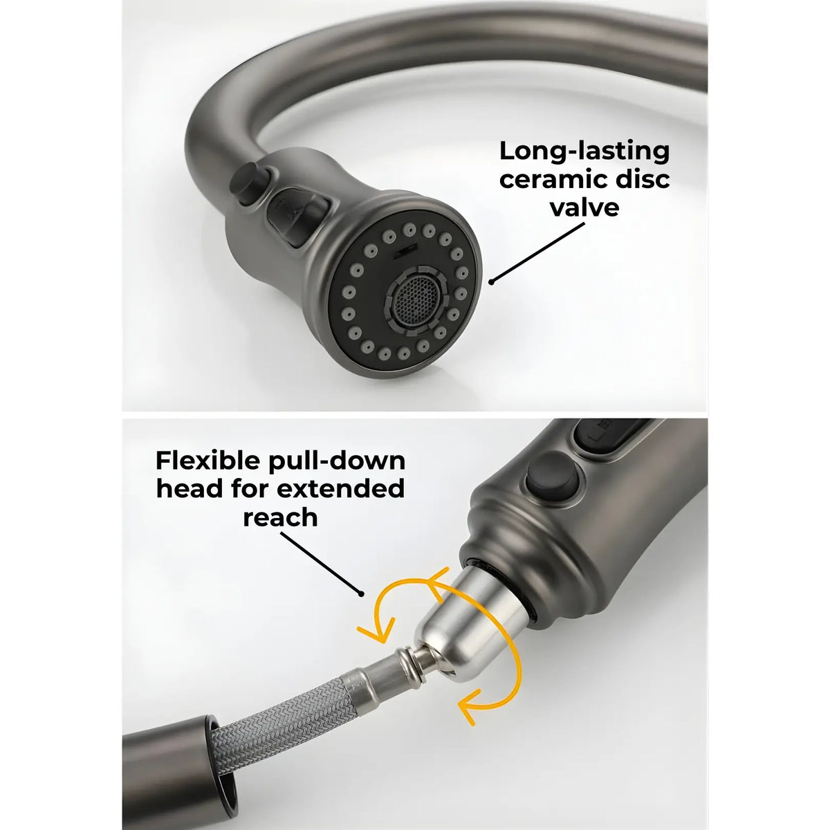 Manu Touchless Pull-Out Kitchen Faucet
